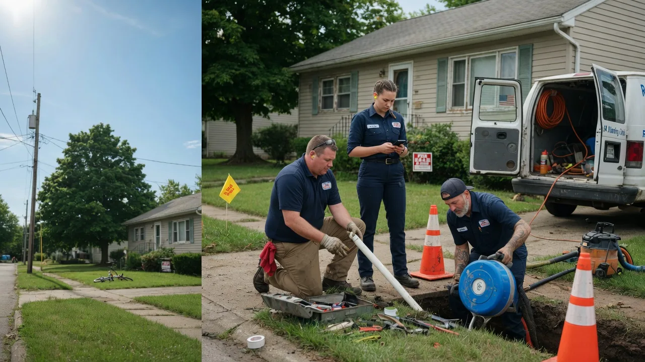 Sewer Line Repair in Salesville, OH near me